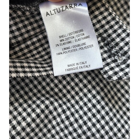 ALTUZARRA Gingham Checkered Pants, 98% Cotton Womens Size 42, Made in Itay, $995 - Picture 7 of 10